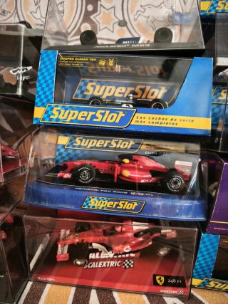 Lote de coches de slot Scalextric y Superslot
