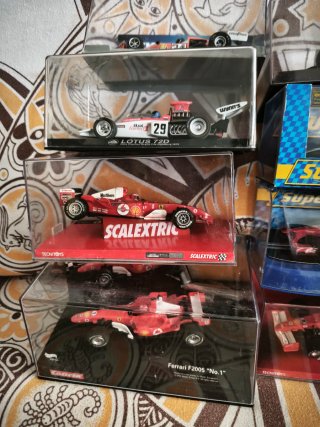 Lote de coches de slot Scalextric y Superslot