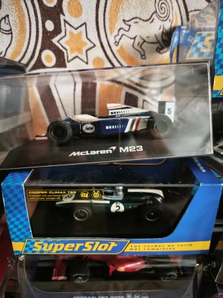Lote de coches de slot Scalextric y Superslot