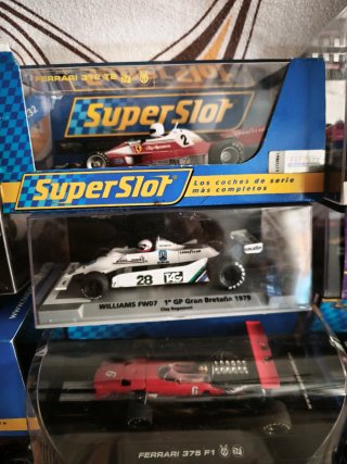 Lote de coches de slot Scalextric y Superslot