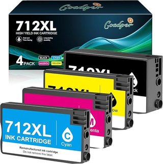 Goadper 712XL 4x Tinta HP DesignJet Studio T630