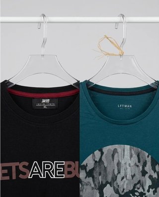 Lote 2 Camisetas Manga corta y Larga