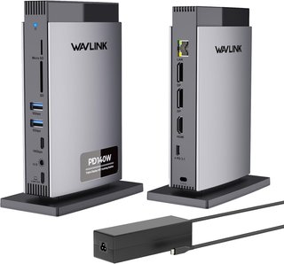 WAVLINK WL-UMD28 PRO Docking 11en1 8K PD125W 3HDMI