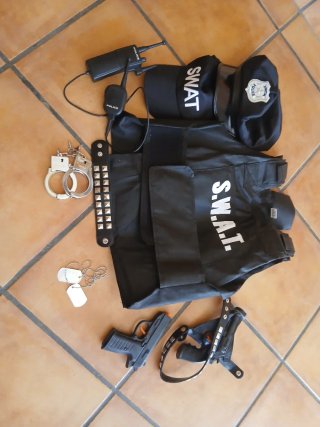 Disfraz de Policía S.W.A.T. con Accesorios