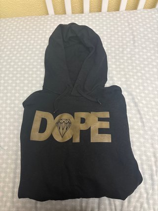 Sudadera Dope Negra Talla grande