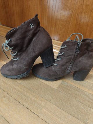 Botines serraje marrones
