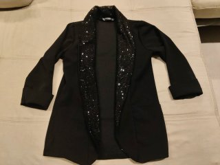 Cardigan bambina con paillettes