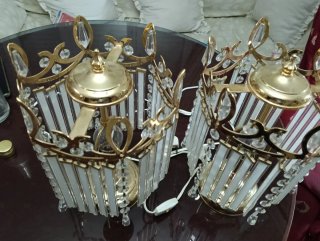 Pareja de Lámparas de Mesa Estilo Clásico