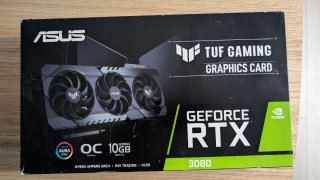 ASUS TUF RTX 3080 OC 10GB con scatola originale