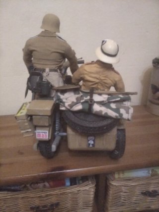 Geyperman Moto con Sidecar y Figuras