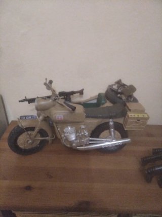 Geyperman Moto con Sidecar y Figuras