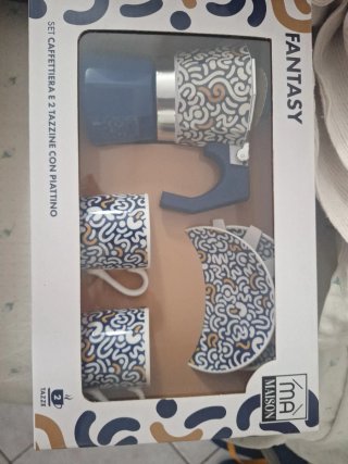 Set Caffettiera e 2 Tazzine Ma Maison