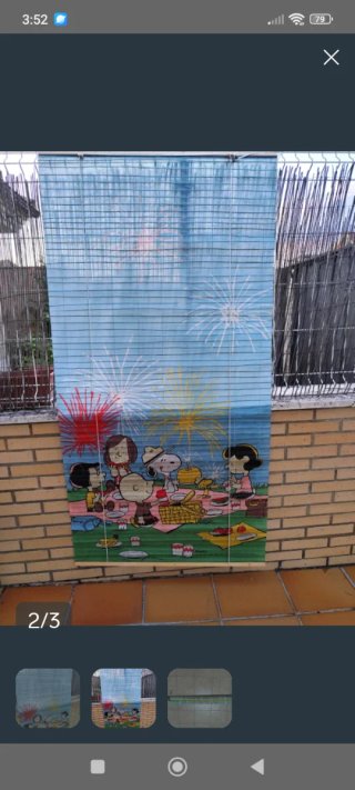 Estor enrollable Snoopy Peanuts