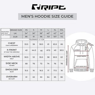 RIPT Sudadera Hombre con Capucha Fleece – Hoodie P
