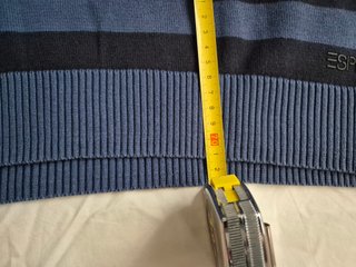 Jersey Esprit Rayas Azul Talla XL