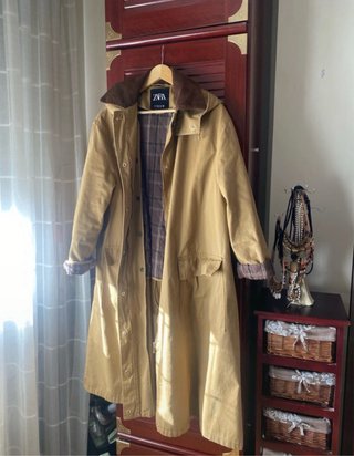Abrigo Oversize Zara Beige