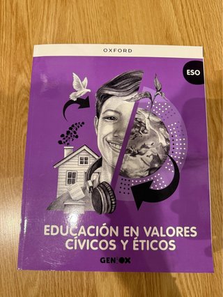 Libro Educación en valores cívicos y éticos. ESO