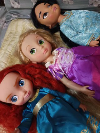 Set de 3 Muñecas Princesas precio las 3 juntas