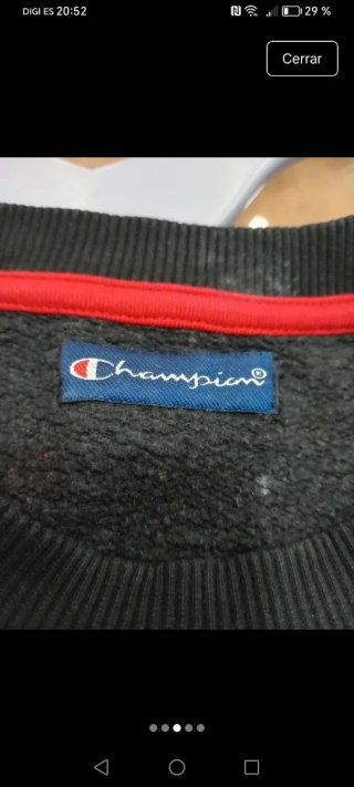 Sudadera Champion Negra