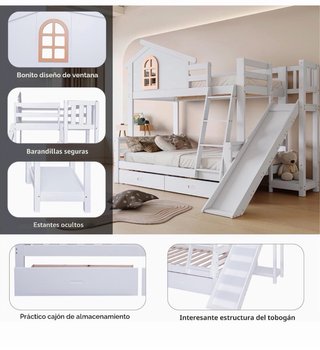 Litera infantil blanca