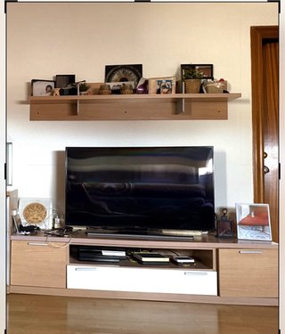 Mueble de TV y Estantería a juego