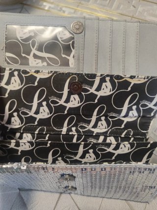 Cartera Monedero Lollipops Plateada