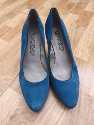 Zapatos de tacón GODY ante azul