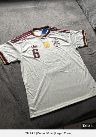 Camiseta España 2ª Equipación Merino Talla L