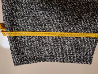 Minifalda Tweed Mango Negra y Blanca