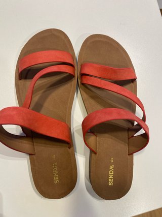 Sandalias Senda Rojas y Marrones
