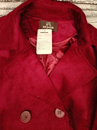 Chaqueta de Pana Roja Kashun todas las tallas