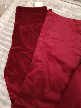 Chaqueta de Pana Roja Kashun todas las tallas
