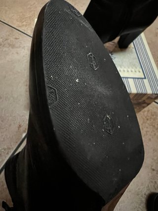 Botines negros de tacón Massimo Dutti