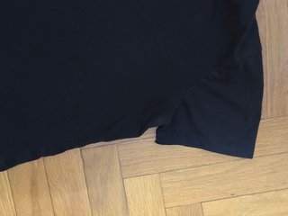 Camiseta Negra Stradivarius Talla XL