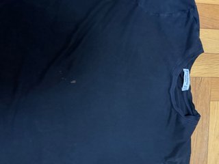 Camiseta Negra Stradivarius Talla XL