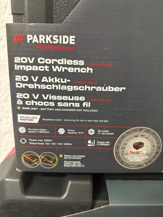 Llave de impacto y atornillador Parkside