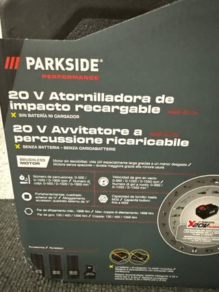 Llave de impacto y atornillador Parkside
