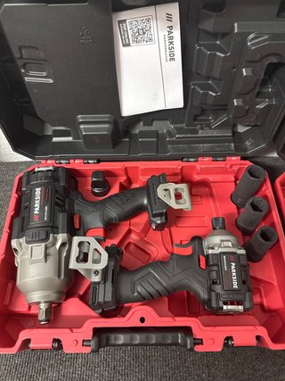 Llave de impacto y atornillador Parkside