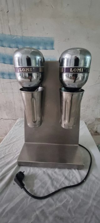 Batidora Lomi Doble Acero Inoxidable