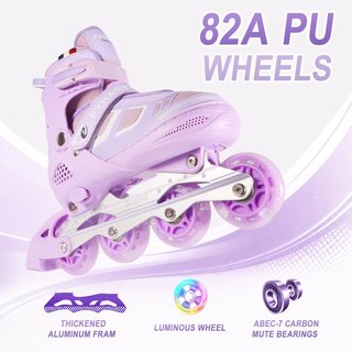 Patines en línea infantiles FYHART morados talla S