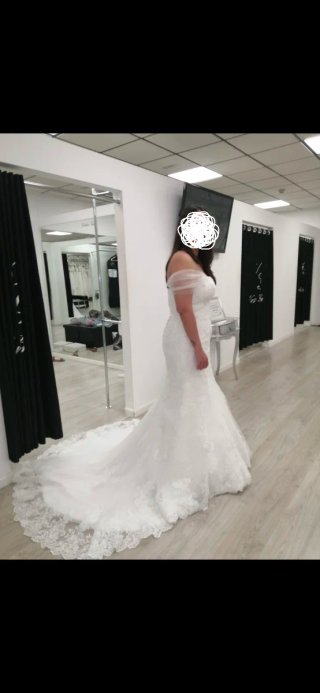 Vestido de Novia Sirena palabra de honor