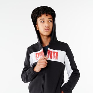 Chándal algodón Puma Niños Negro Capucha