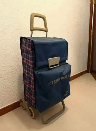 Carro de la compra Rolser azul