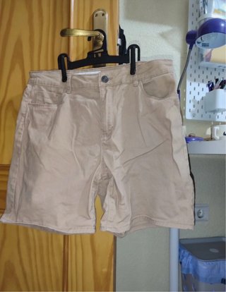 Pantalones cortos beige