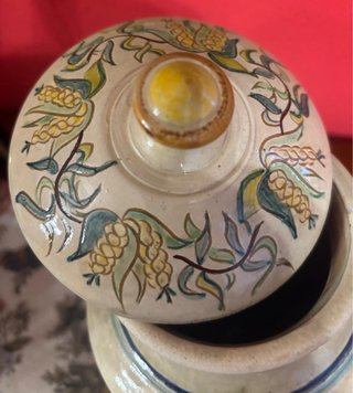 Coppia di vasi grandi in ceramica artigianale