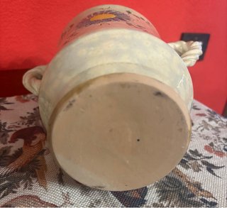 Coppia di vasi grandi in ceramica artigianale