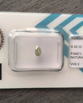Diamante Natural 0.3ct Talla Pera