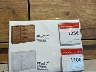 Comò Buffet con Cassetti e Armadio JYSK Jenslev
