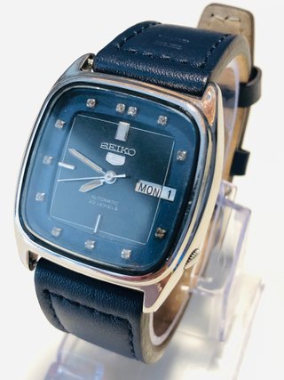 Reloj Seiko 5 Automático Esfera Azul