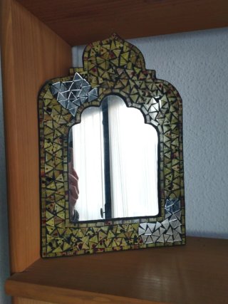 Espejo Decorativo Mosaico 25x38cm